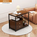 Sofa side table tea cabinet for home small coffee table modern casual corner table small table balcony simple small tea table side cabinet