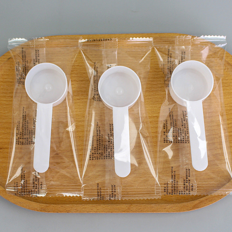Individually wrapped 20ml plastic measuring spoons - ideal for masks, powders, feed, fertilizer, pesticides, and measuring water (20g capacity)