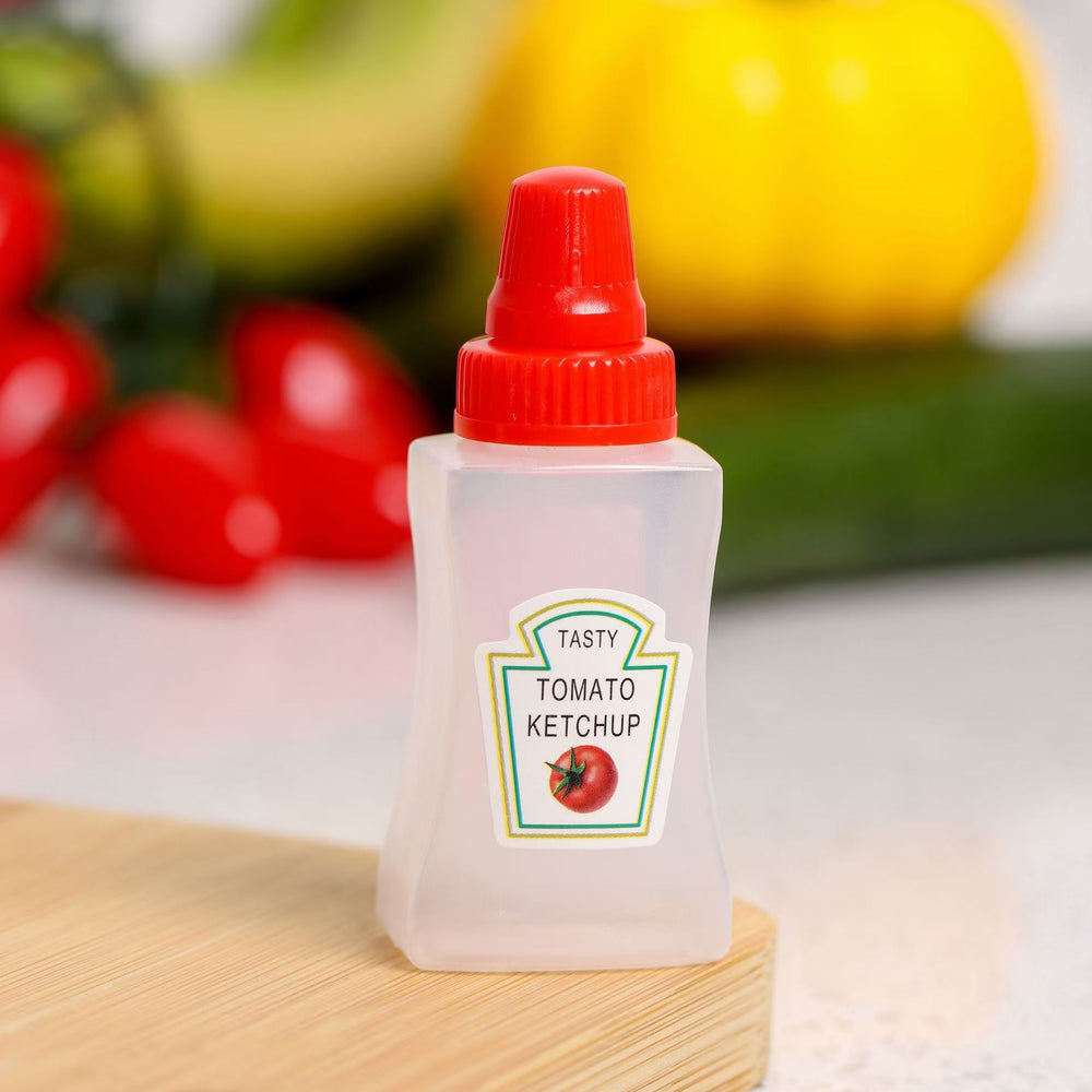 Mini sauce bottle plastic squeeze sauce bottle japanese style squeeze condiment bottle food grade portable soy sauce bottle cross-border