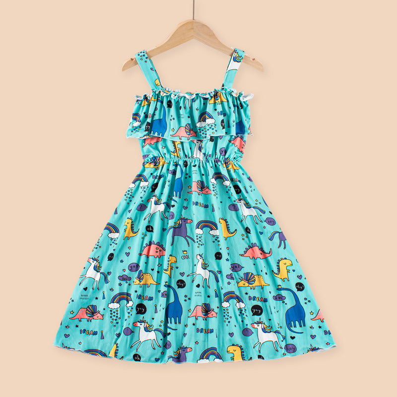 European and american style ruffle off-the-shoulder floral dress - milk silk printed strapless dress - dropshipping available