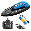 summer 816 remote control boat with led color-changing lights, 2.4g remote control high-speed speedboat racing airboat water toy