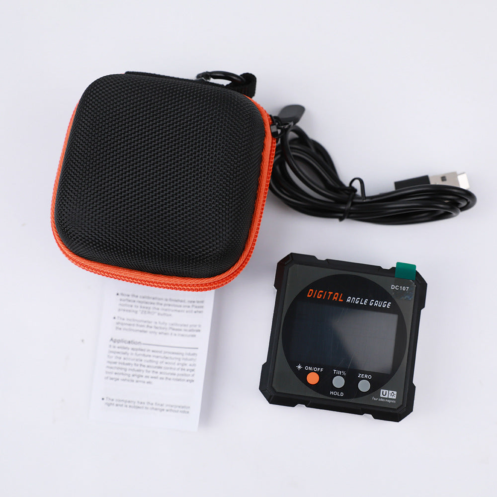 HUOTO New Digital Display Inclination Box Inclination Meter Electronic Digital Display Level Meter Angle Ruler Slope Meter