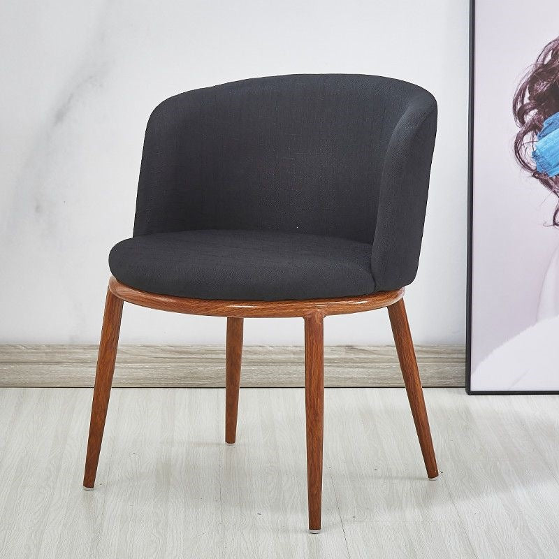 Nordic faux solid wood dining table and chair set - modern minimalist, small apartment friendly, creative casual round table with milk tea shop chairs