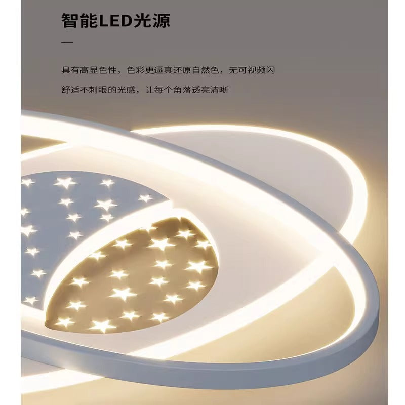 Living room ceiling light simple modern 2025 new Nordic star room hall master bedroom lighting whole house package