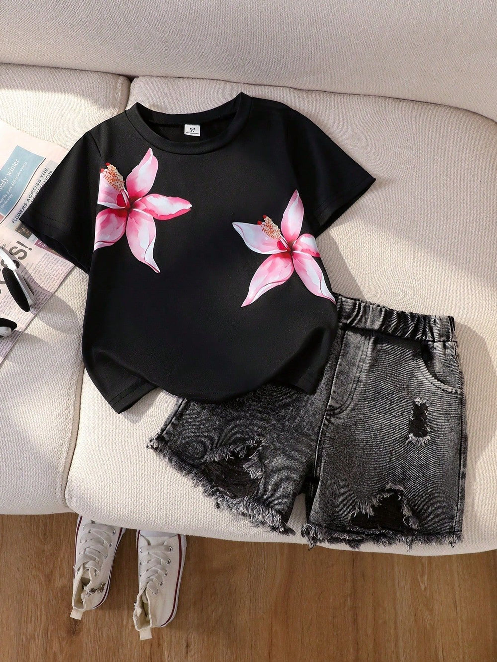 Kids clothing cross-border exclusive iexport fashionnew arrival children summer short-sleeved topsjeans