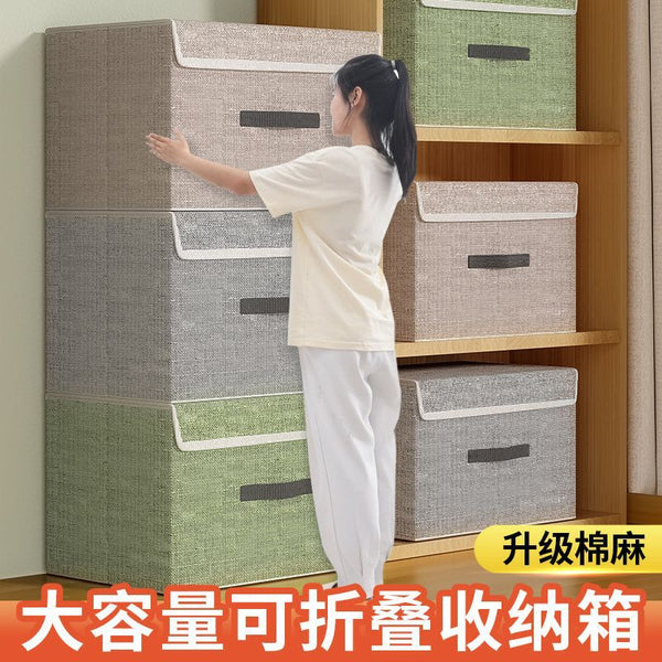 Fabric folding storage box with home storage box Dust blanket underwear Multifunctional finishing Home storage box Dormitory