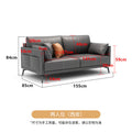Saint li minimalist office sofa and coffee table set - reception area, meeting room, and small apartment office furniture
