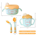 Children's gift set feeding utensils baby fork spoon supplementary food bowl infant milk cup baby and toddler supplies maternity and infant products wholesale
