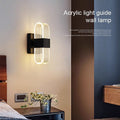 minimalist modern bedside lamp creative bedroom living room nordic led ultra-bright aisle background wall light