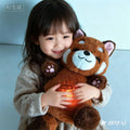plush toy soothing music light-up sleep aid baby doll otter breathing bear plushie for infant sleep training