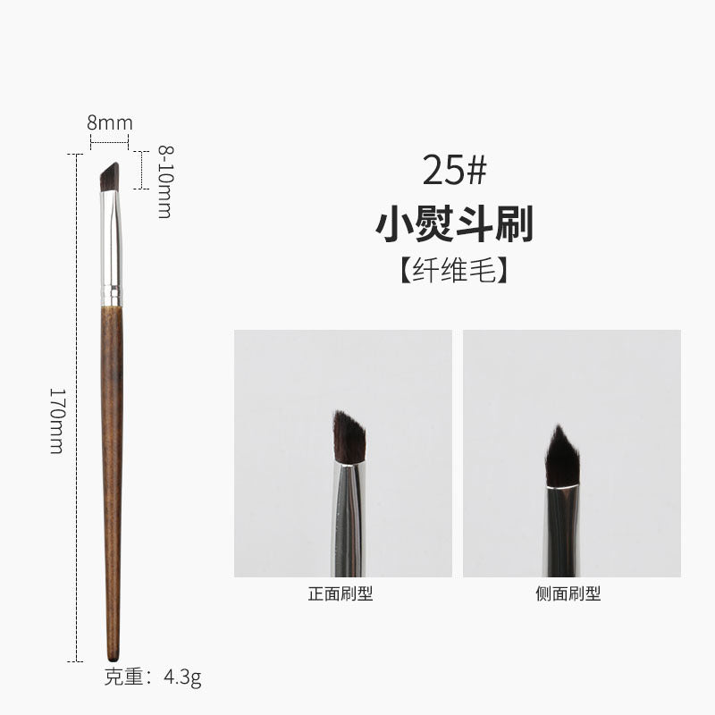 Professional makeup brush set with wooden handles - cangzhou full set: soft blush brush, foundation brush, contour brush, eyeshadow brush, and more