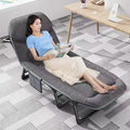 Foldable bed single office nap recliner portable home care bed nap essential small bed