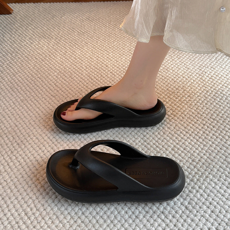 New women's fashionable and versatile anti-slip eva flip-flops - perfect for travel, summer, and everyday wear. available in matching styles for couples