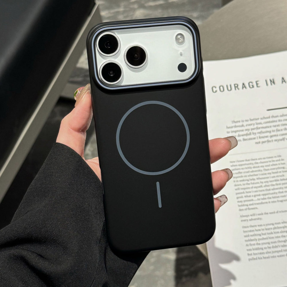 Suitable for iphone17promax magnetic phone case apple 16fashion macaron ultra-thin skin-feeling frosted pc case