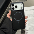 Suitable for iphone17promax magnetic phone case apple 16fashion macaron ultra-thin skin-feeling frosted pc case