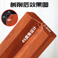 Gypsum board v-shaped chamfering tool 45-degree trimming large bevel eight-character seam sound-absorbing board special planer woodworking chamfering artifact