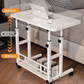 For homelazycasual small table bedroom dormitory simple student desk movable bedside table adjustable computer desk