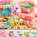 Pink [upgraded version] mushroom hot pot maker 12 bottles 16 molds (51-piece set)