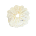 Korean dongdaemun sweet lace trim scrunchie, premium pearl hair tie, ponytail holder, durable hair accessories