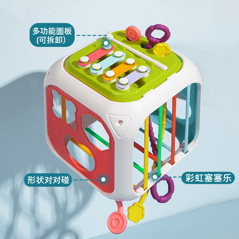 Cross-border Yiqu Sessele Baby Multifunctional Shape Matching Cognitive Early Education Training Rubik's Cube Educational Toys Wholesale