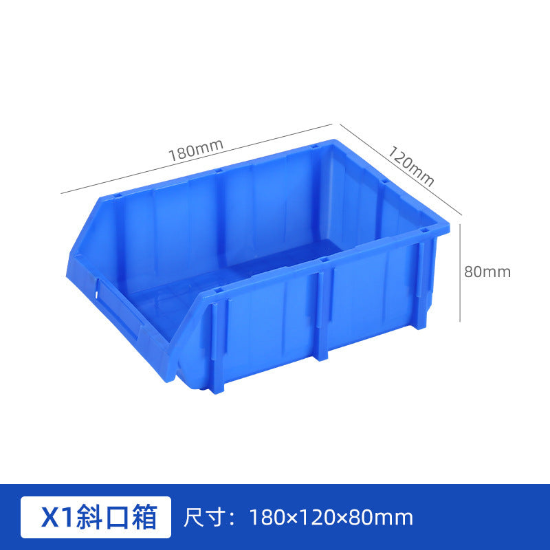 Free shipping oblique combined parts box plastic sorting shelf material box screw tool hardware accessories storage box