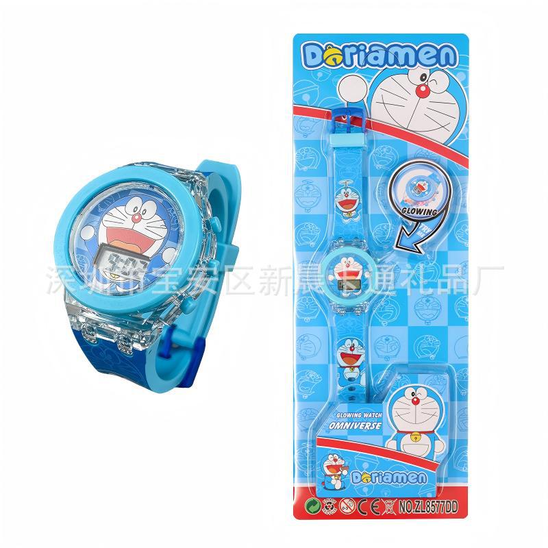 Wholesale children's luminous glow-in-the-dark cute cartoon electronic quartz watches - perfect for elementary school students and kindergarten toys