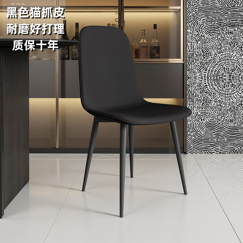 Factory direct normcore dining chair for home italian accessible luxury office chair high density sponge creative negotiation back chair