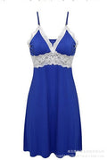 Hot-selling lingerie: seductive cutout nightgown, suspender faux silk sexy mini dress, women's sleepwear - sexy