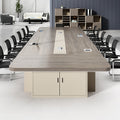 Saint-li conference room table - modern minimalist large rectangular table for meetings, negotiations, and training