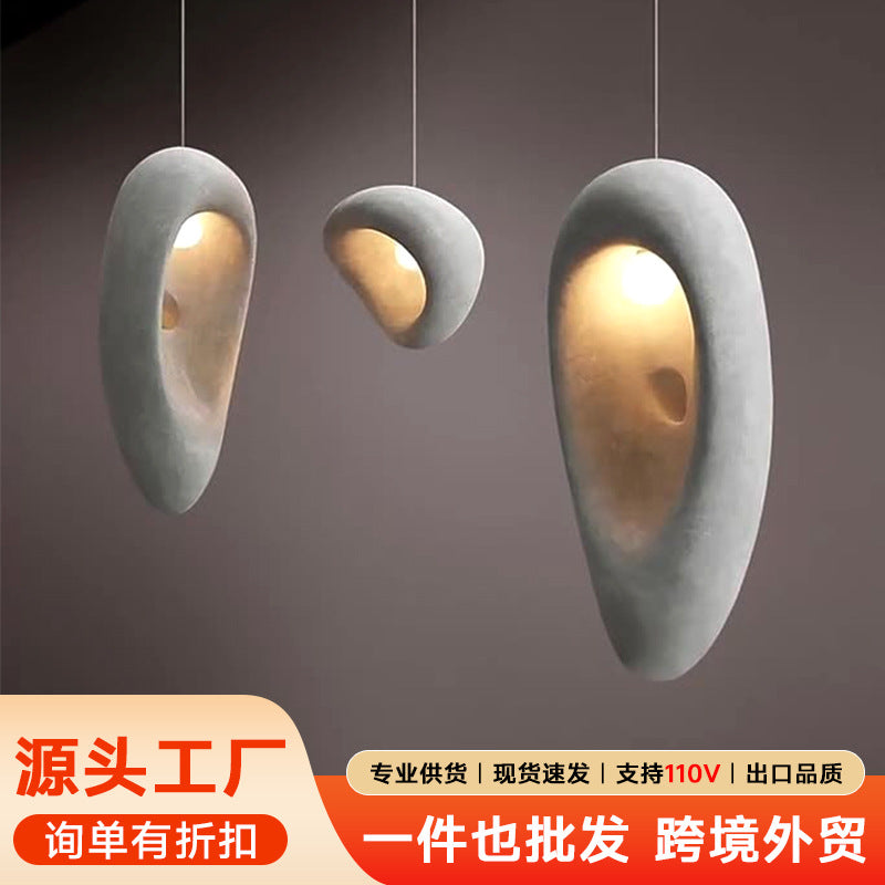 Wabi Sandy Wind Cave Hotel Chandelier Designer Restaurant Club Creative Personality Homestay Chandelier Bedroom Study Light
