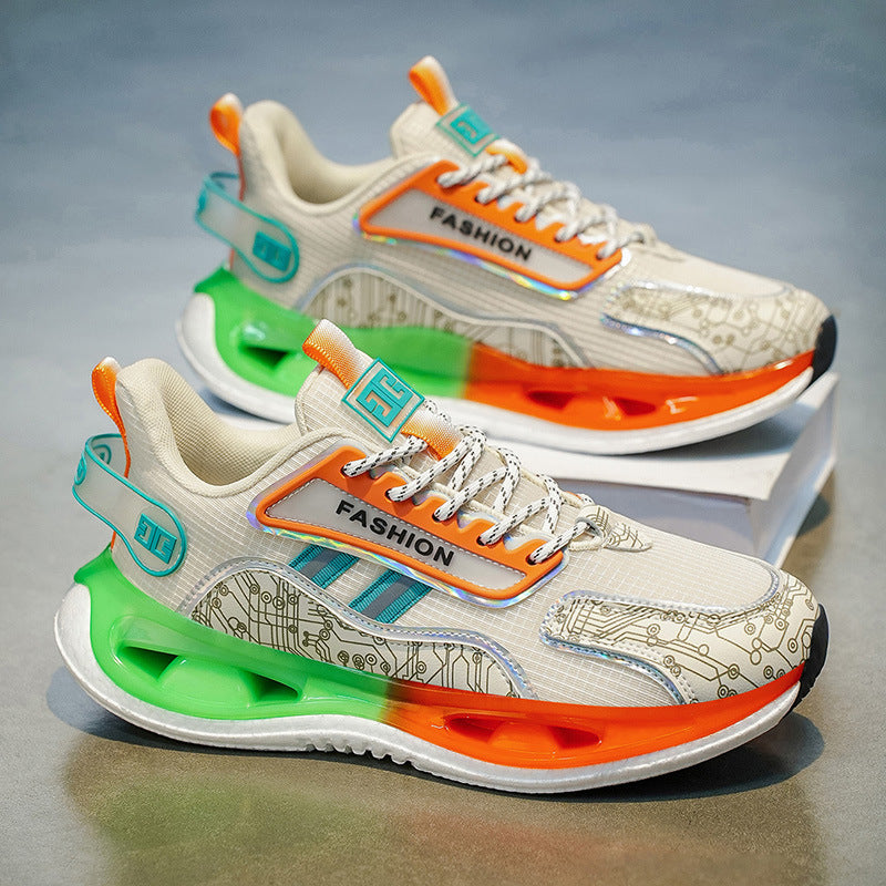 Men's shoes 2026 new spring collection: lightweight, soft-soled, ultra-lightweight, shock-absorbing running shoes for teenagers and students - trendy footwear