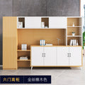 Office minimalist modern file cabinet wooden document financial records small cabinet low cabinet panel drawer style