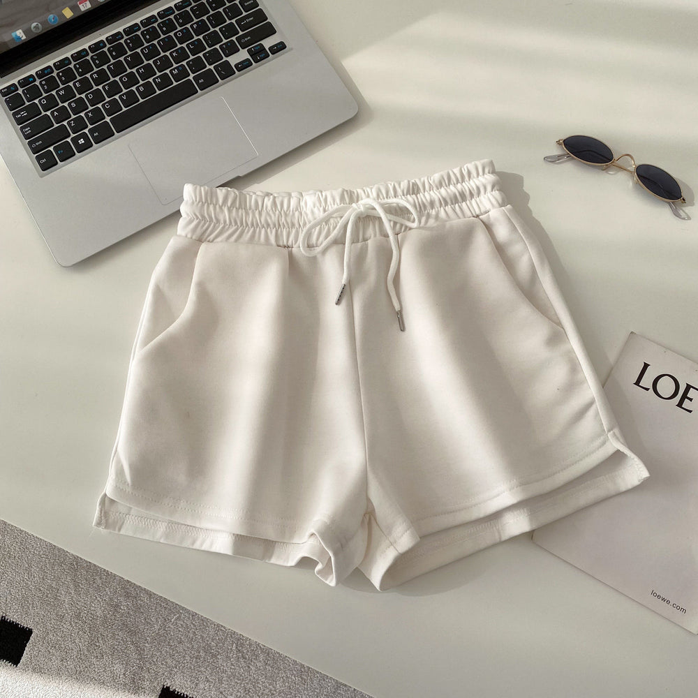 K-stylehigh waistcasualcasualloose pants shorts women's summer looseslimming lookeasiest for match drawstring sports casual pantssummer