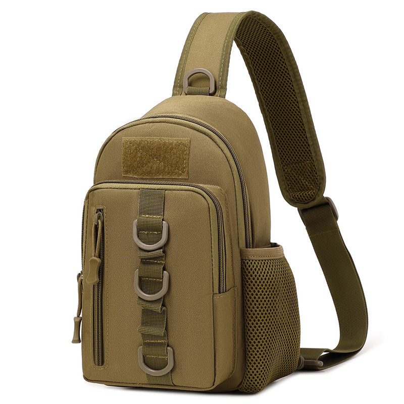 Cross-border messenger bag men's outdoor camouflage breast bag new shoulder bag large capacity mountaineering diagonal span tactical backpack tide