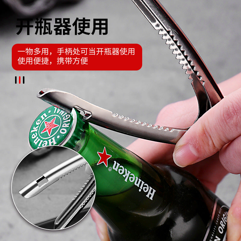 New arrival 430 stainless steel clam opener multifunctional blood clam blood clam pliers clam hair clam clip shell walnut clip