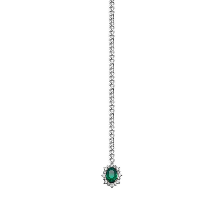 golden stainless steel love lasso sliding chain women's double-layer adjustable light luxury versatile stainless steel clavicle chain