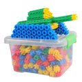 Toy boy building blocks 3-6 educational assemble hexagonal building blocks particles 6 to 12 years old assemble puzzle puzzle building toys