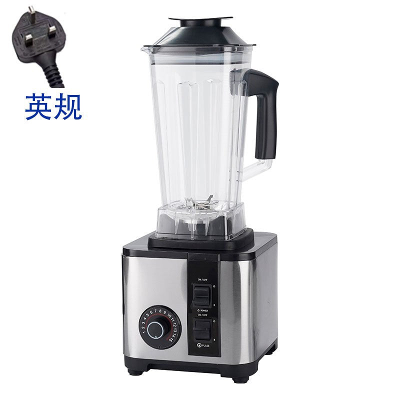 High-power, large-capacity stainless steel blender - multi-functional food processor, juicer, grinder, and mixer for home use - cross-border e-commerce
