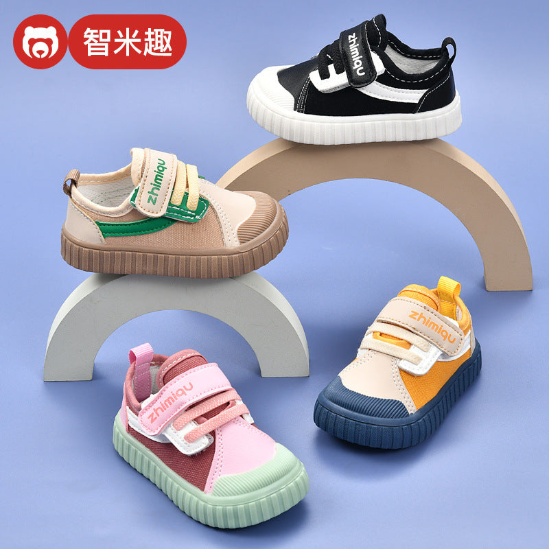 Toddler shoes for boys, spring and autumn, 0-1-2 years old, soft sole infant shoes, children's shoes, infant and toddler shoes for girls