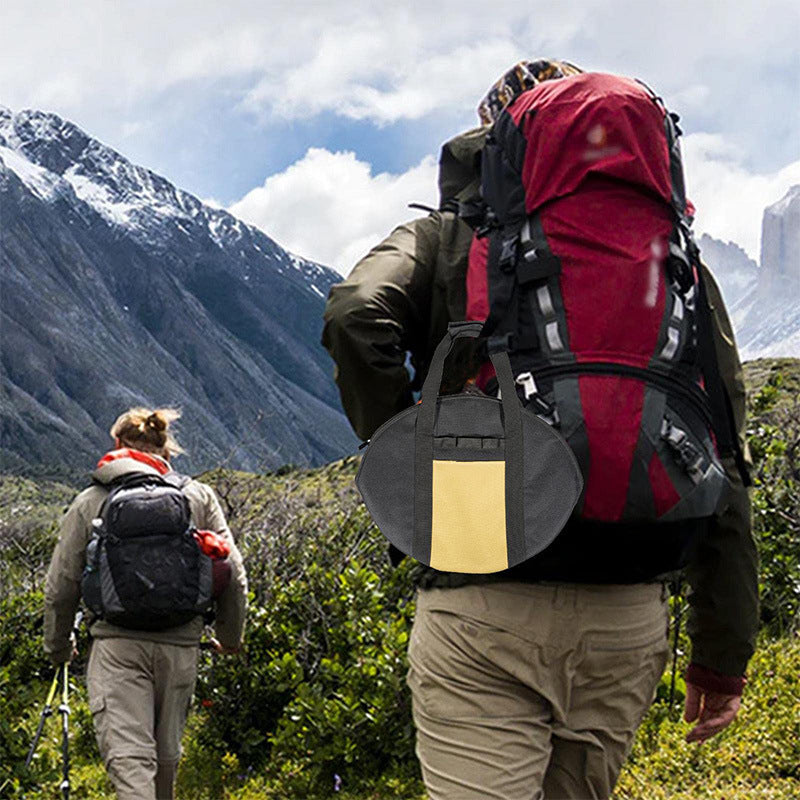 Outdoor camping picnic bag, gas tank, tea set, tableware, storage bag, cooking utensil bag, large-capacity storage bag, travel sundries bag.