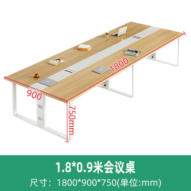 Saint li conference table long table casual modern large and small furniture staff training table negotiation reception bench table and chair set