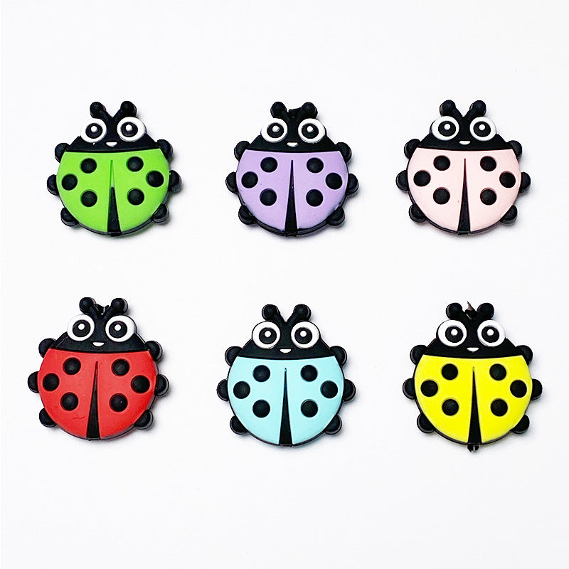 Cross-border food-grade baby molar beads, cartoon jewelry, loose bead accessories, gnawing teething beads, cartoon silicone beads.