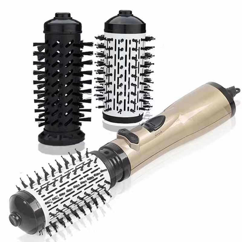Cross-border negative ion hair dryer, multi-functional electric hair straightener, automatic curling iron, hairdresser, three-in-one hot air comb