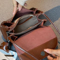 genuine leather women's bag crossbody bag fashioneasiest for match small bag cowhide shoulder bag girls classy sense oil wax leather bag
