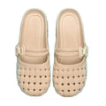 New arrivalsummer women's hole cut out women's shoes non-slip sandals flats beach shoes plaidoutwear lightweight toe shoes