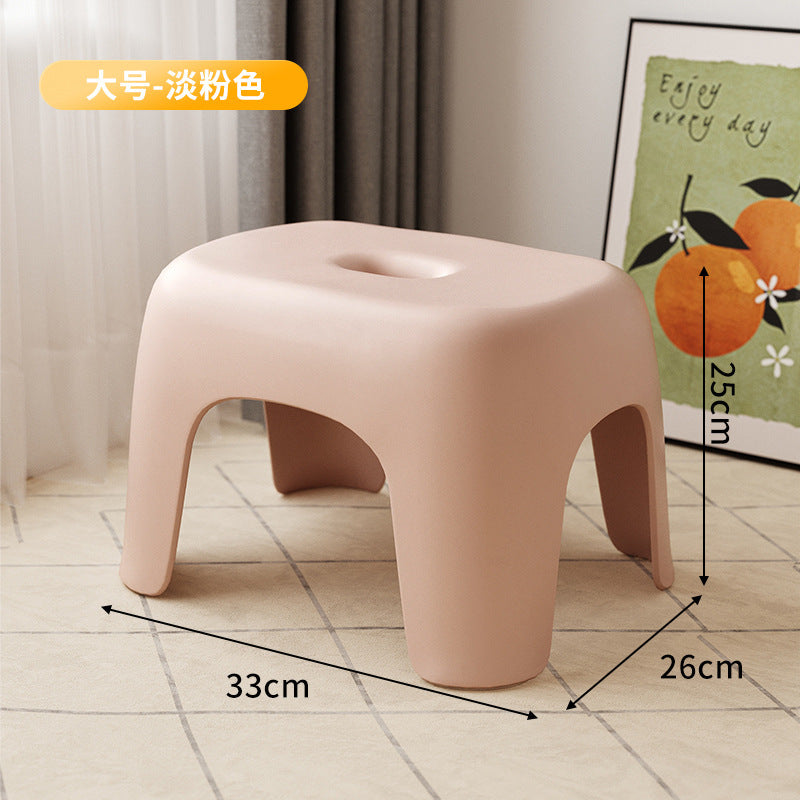 Plastic stool kids washbasin step stool for homethickened small stool adult non-slip stool shoe changing stool low stool