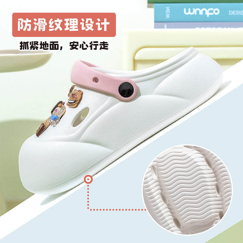 Women's high heel platform clogs - new anti-slip beach sandals & slippers for women - summer outdoor wear