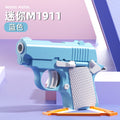 Gravity cub 1911 pistol blowback reloading little carrot pistol mini carrot knife d printed decompression toy