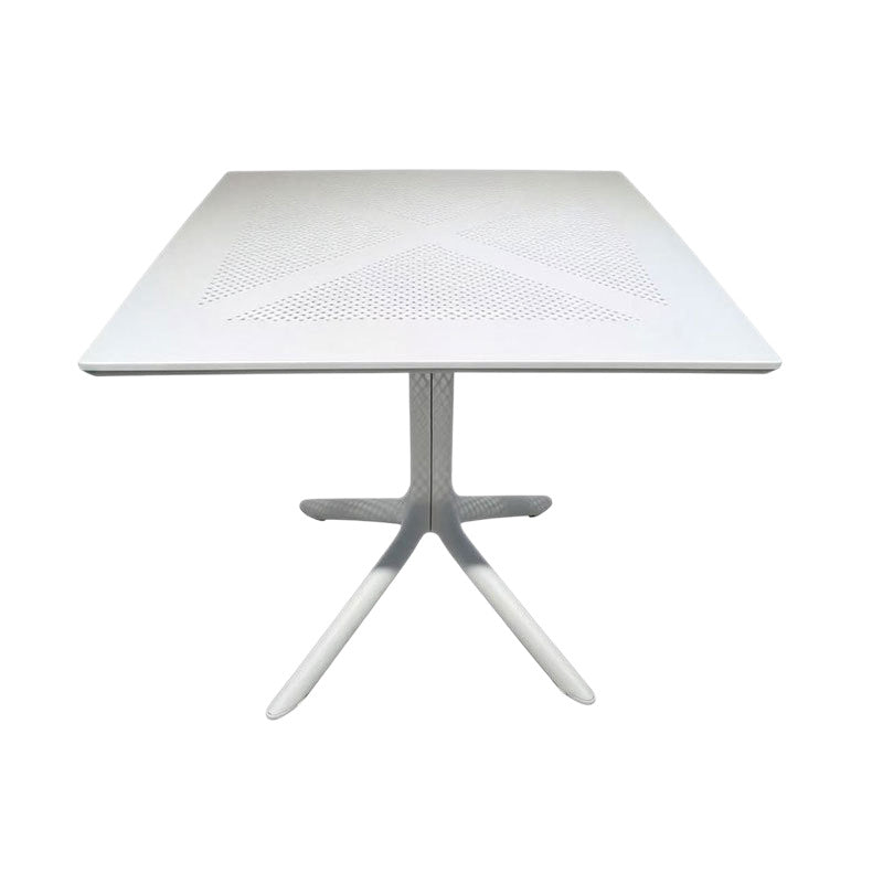Scandinavian outdoor square plastic dining table modern cut outcasual balcony courtyard cafe thickened disassembly table and chairs
