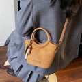 Super hot retro fashion bucket bag 2025 autumn niche design leopard print elegant handbag trendy versatile shoulder bag